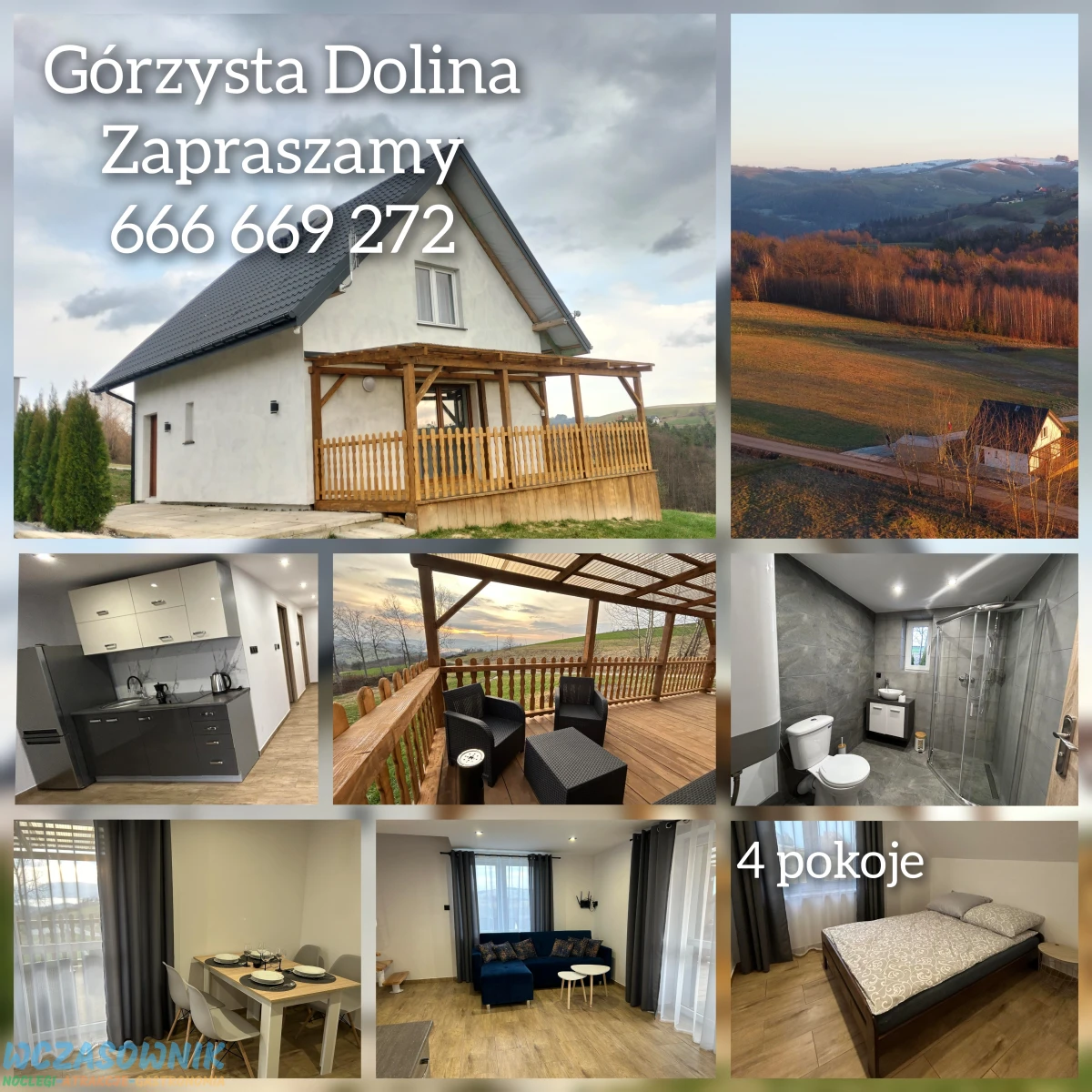 Górzysta Dolina domek na 12 osób 